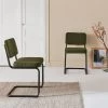 Chaise Cantilever Bouclette Texturée (lot De 2) Couleur : Vert -Outdoor Living Soldes ichrmjbfchgrex2 bd2b23e7fcbdd7723873fd98abd6930d