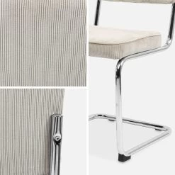 Chaise Cantilever Velours Côtelé (lot De 2) Couleur : Grège 17 Chaise Cantilever Velours Côtelé (lot De 2) Couleur : Grège -Outdoor Living Soldes ichrmjcrgyx2 7118ee35f68e9e7ac3d9b14fb3696f29