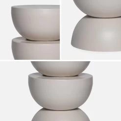 Table D'appoint, Bout De Canapé, Table De Chevet En Métal, Ø32 X H 46.5cm Couleur : Crème 13 Table D'appoint, Bout De Canapé, Table De Chevet En Métal, Ø32 X H 46.5cm Couleur : Crème -Outdoor Living Soldes icoustbl32ivo f51ee181420b43a3cd7d0a881025b2ba