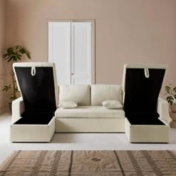 Canapé Panoramique Convertible 4 Places Tissu Bouclette 12 Canapé Panoramique Convertible 4 Places Tissu Bouclette -Outdoor Living Soldes icpurbsofabcl 07b49aa0370b847c66fc8dd8d79214c4