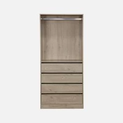 Module Dressing Avec 4 Tiroirs Et 1 Penderie Couleur : Naturel 14 Module Dressing Avec 4 Tiroirs Et 1 Penderie Couleur : Naturel -Outdoor Living Soldes idres4dnat c5d36d6e9d91c49aeecf93673ba0300d