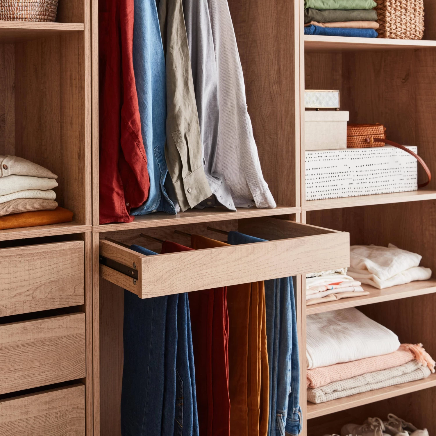 Kit Dressing Modulable Avec 4 éléments Couleur : Naturel 5 Kit Dressing Modulable Avec 4 éléments Couleur : Naturel – Image 3