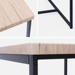 Table Haute Et 4 Tabourets De Bar Acier Et Effet Bois Couleur : Noir 13 Table Haute Et 4 Tabourets De Bar Acier Et Effet Bois Couleur : Noir -Outdoor Living Soldes ids100r4 29625af6f80e7379f9096dbbdc85e9e6