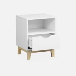 Table De Chevet Effet Bois Pieds Bois 1 Tiroir 10 Table De Chevet Effet Bois Pieds Bois 1 Tiroir -Outdoor Living Soldes ifkbedside ddf752c475895bf92afba8b7ffc5e72f