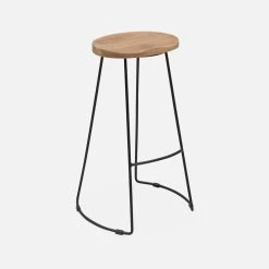 Tabouret De Bar Bois De Manguier Et Acier, Repose Pieds, 75cm (lot De 4) Couleur : Naturel 12 Tabouret De Bar Bois De Manguier Et Acier, Repose Pieds, 75cm (lot De 4) Couleur : Naturel -Outdoor Living Soldes ijabst75x4oak d47d7f3b8460f37e341f914105d187ee