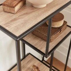 Etagère Bibliothèque Industrielle Métal Et Effet Bois 4 Niveaux 9 Etagère Bibliothèque Industrielle Métal Et Effet Bois 4 Niveaux -Outdoor Living Soldes ilfshelf113bn 4ee24faff7afa0a0766daa054dfa9d6d