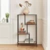 Etagère Bibliothèque Industrielle Métal Et Effet Bois 4 Niveaux -Outdoor Living Soldes ilfshelf113bn 8c4843a9565a9cb351cc6e018c3288ca