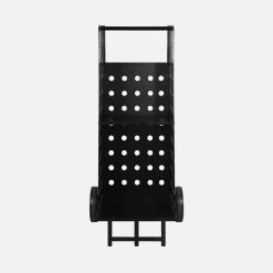Chariot Porte Bûches -Outdoor Living Soldes iloghcar110bk 17241b03b98b662cb1c281e477b7ac35