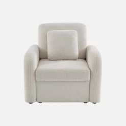 Fauteuil Tissu Bouclette Blanche, Lignes Arrondies 11 Fauteuil Tissu Bouclette Blanche, Lignes Arrondies -Outdoor Living Soldes imlsofa1boucl 45da6efd74b2dbd20c5e773b12875c85