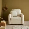 Fauteuil Tissu Bouclette Blanche, Lignes Arrondies 1 Fauteuil Tissu Bouclette Blanche, Lignes Arrondies -Outdoor Living Soldes imlsofa1boucl 98d3d55fa2f0509183c68b7b76852979