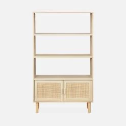 Etagère Bibliothèque Cannage Et Effet Bois 3 Niveaux 2 Portes 11 Etagère Bibliothèque Cannage Et Effet Bois 3 Niveaux 2 Portes -Outdoor Living Soldes inatstorshelf f8a00baf79fd6960ed2da7cd74e21f44