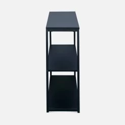 Etagère Bibliothèque Industrielle Basse Métal Noir 3 Niveaux 12 Etagère Bibliothèque Industrielle Basse Métal Noir 3 Niveaux -Outdoor Living Soldes indubkc120bk 45447ed4efa906eab8e2c252b3219f38