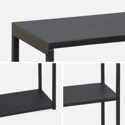 Etagère Bibliothèque Industrielle Basse Métal Noir 3 Niveaux 13 Etagère Bibliothèque Industrielle Basse Métal Noir 3 Niveaux -Outdoor Living Soldes indubkc120bk d918be72b9c67b5833fd15702390353d