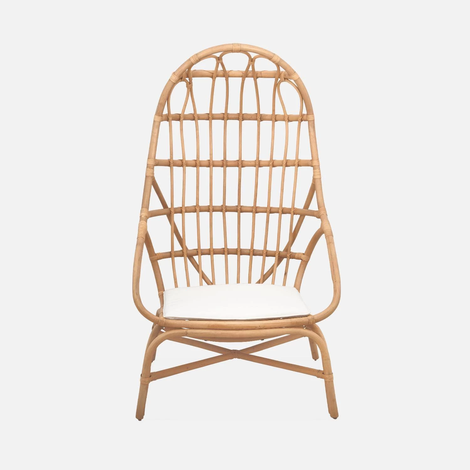 Fauteuil œuf En Rotin Avec Coussin 7 Fauteuil œuf En Rotin Avec Coussin – Image 5