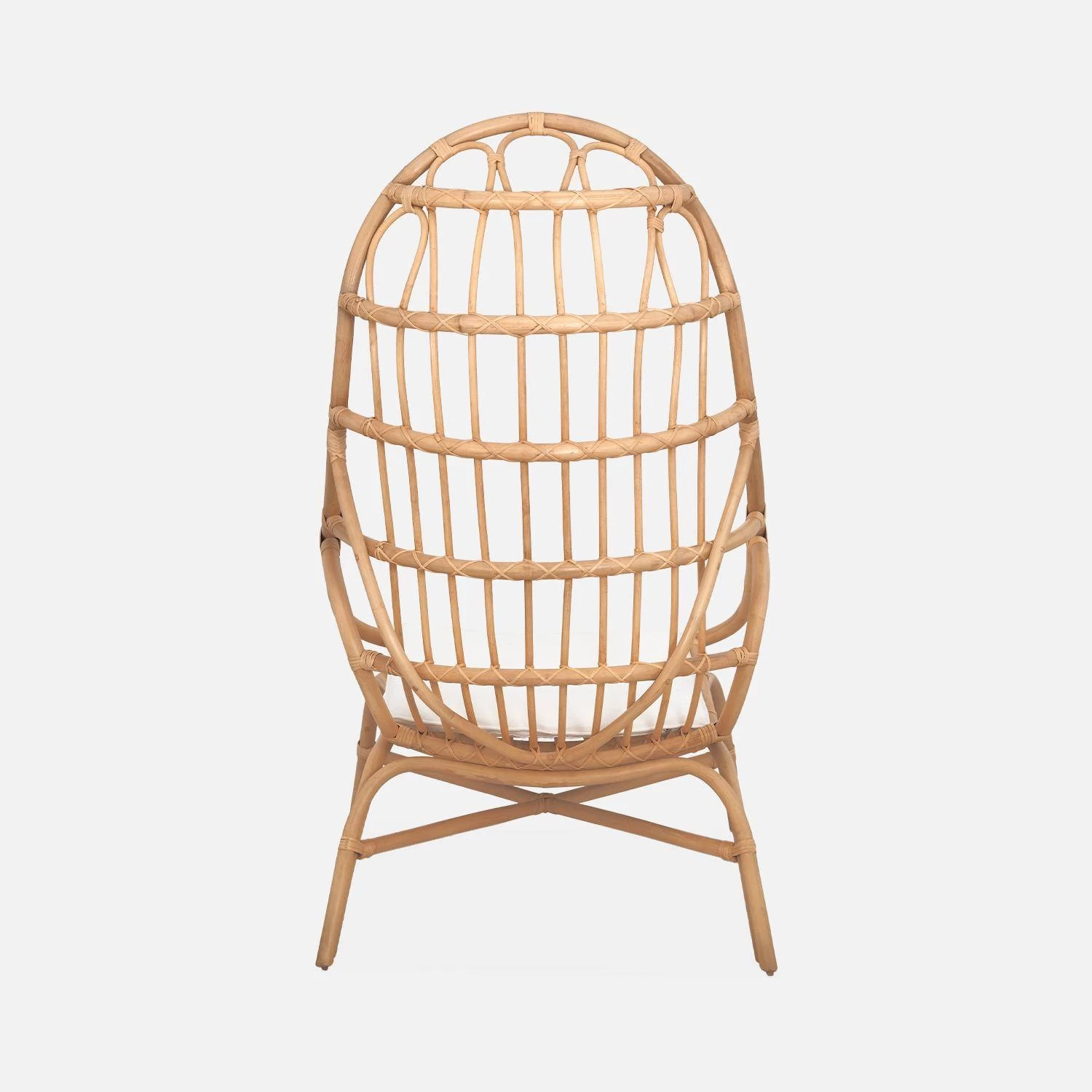 Fauteuil œuf En Rotin Avec Coussin 9 Fauteuil œuf En Rotin Avec Coussin – Image 7