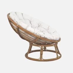 Fauteuil Papasan En Rotin Avec Coussin Ø113cm 13 Fauteuil Papasan En Rotin Avec Coussin Ø113cm -Outdoor Living Soldes ipalchr113nat 47a117a9b1217f46c40466cfc19e891d