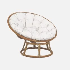 Fauteuil Papasan En Rotin Avec Coussin Ø113cm 11 Fauteuil Papasan En Rotin Avec Coussin Ø113cm -Outdoor Living Soldes ipalchr113nat d2fa937f7ae3f99fae9f252888a9a22e