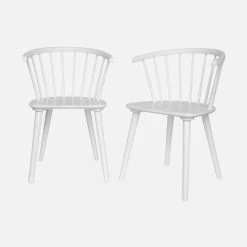 Chaise à Barreaux En Bois Et Contreplaqué (lot De 2) Couleur : Blanc 10 Chaise à Barreaux En Bois Et Contreplaqué (lot De 2) Couleur : Blanc -Outdoor Living Soldes ipauchrx2wh 7612a5b0836809d6bca5e7cdfca7747b