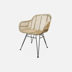 Fauteuil En Rotin Naturel Et Métal (lot De 2) Couleur : Noir 13 Fauteuil En Rotin Naturel Et Métal (lot De 2) Couleur : Noir -Outdoor Living Soldes irawarmbkx2 028e04d956903783ad0371ba9e11a95a