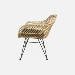 Fauteuil En Rotin Naturel Et Métal (lot De 2) Couleur : Noir 12 Fauteuil En Rotin Naturel Et Métal (lot De 2) Couleur : Noir -Outdoor Living Soldes irawarmbkx2 57273a6d3ce7c30ef62067ba974b9bc9