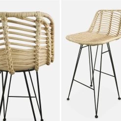 Tabouret De Bar Métal Et Rotin 67cm (lot De 2) Couleur : Naturel 19 Tabouret De Bar Métal Et Rotin 67cm (lot De 2) Couleur : Naturel -Outdoor Living Soldes irawsto67natx2 980438dba51fcbdc299f9b9571802fd0