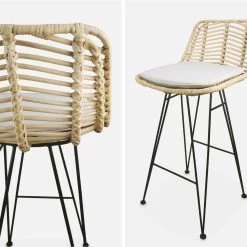 Tabouret De Bar Métal Et Rotin 67cm (lot De 2) Couleur : Naturel 16 Tabouret De Bar Métal Et Rotin 67cm (lot De 2) Couleur : Naturel -Outdoor Living Soldes irawsto67natx2 a3b5f3fd4d692983a101bb7da8e8685a