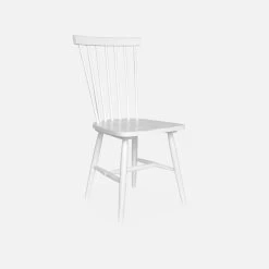 Chaise Bois D'hévéa (lot De 2) Couleur : Blanc -Outdoor Living Soldes iromchrx2wh 41954da2d895347f76b6cc866a76981f