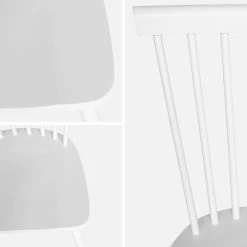 Chaise Bois D'hévéa (lot De 2) Couleur : Blanc -Outdoor Living Soldes iromchrx2wh 5b859f54be9185ad8398f7d15f93e0ff