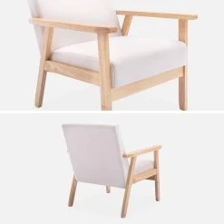 Fauteuil Scandinave Bois Et Tissu Couleur : Crème 14 Fauteuil Scandinave Bois Et Tissu Couleur : Crème -Outdoor Living Soldes iskacls1bg 04a28fcf6bf06a6e67b1e72b433fe879