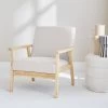 Fauteuil Scandinave Bois Et Tissu Couleur : Crème 2 Fauteuil Scandinave Bois Et Tissu Couleur : Crème -Outdoor Living Soldes iskacls1bg 9851cd26c0b28c235792a46e7908a036
