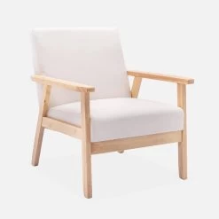 Fauteuil Scandinave Bois Et Tissu Couleur : Crème 12 Fauteuil Scandinave Bois Et Tissu Couleur : Crème -Outdoor Living Soldes iskacls1bg aebec844a7c296698cd5c2a0b59c9588