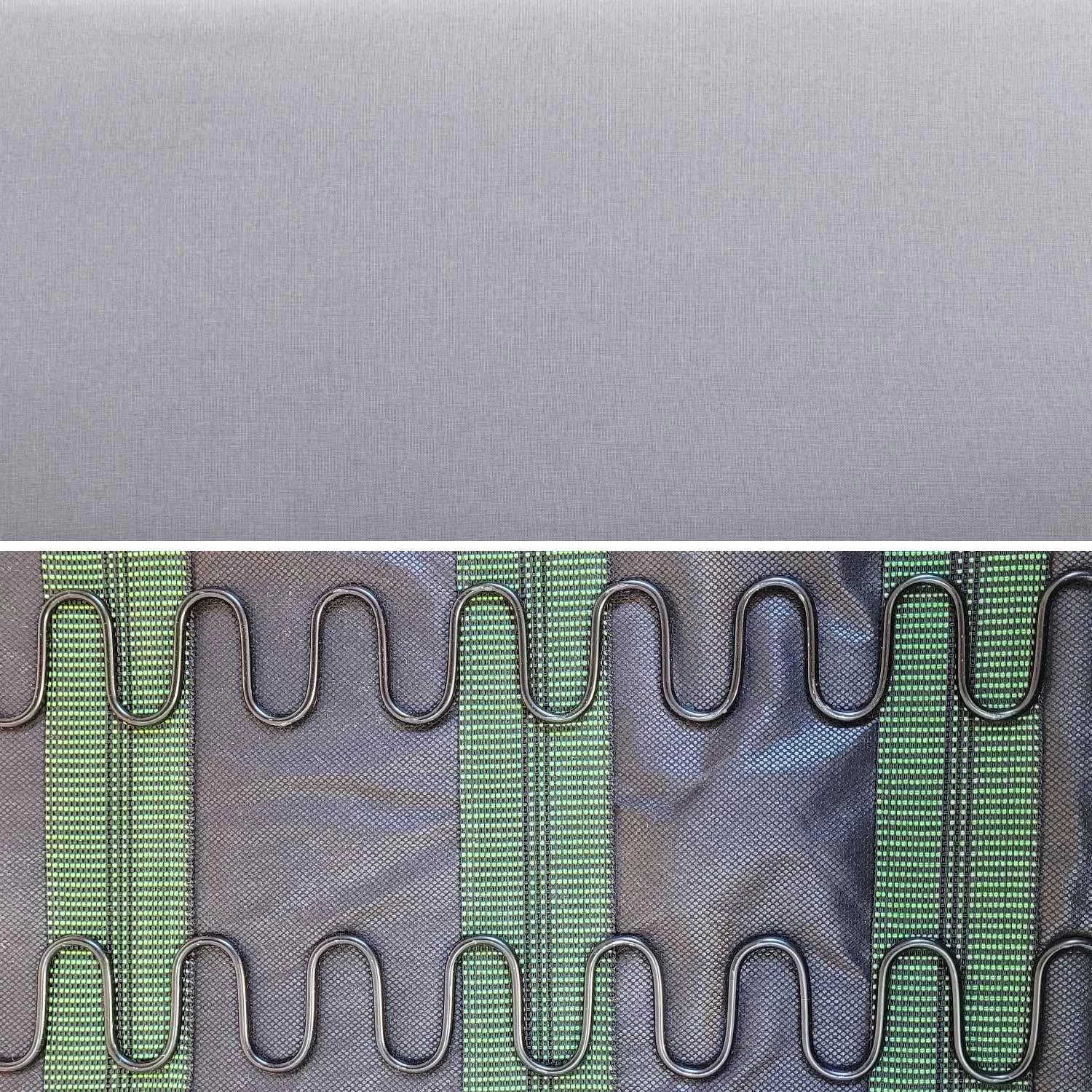 Banquette Et Fauteuil 3 Places Bois Et Tissu Couleur : Gris Clair 9 Banquette Et Fauteuil 3 Places Bois Et Tissu Couleur : Gris Clair – Image 7