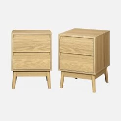 Table De Chevet Effet Bois Deux Tiroirs (lot De 2) 10 Table De Chevet Effet Bois Deux Tiroirs (lot De 2) -Outdoor Living Soldes iwdbesidex2 2d647d2d0397b794b6efc667150250be