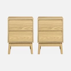 Table De Chevet Effet Bois Deux Tiroirs (lot De 2) 11 Table De Chevet Effet Bois Deux Tiroirs (lot De 2) -Outdoor Living Soldes iwdbesidex2 6a6881a1cf6d9e928f69a4566ce0d4c8