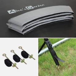 Trampoline 250cm Avec Pack D'accessoires Couleur : Gris 15 Trampoline 250cm Avec Pack D'accessoires Couleur : Gris -Outdoor Living Soldes kit250grey 4eddc9d95185e13f0905790e17d05904