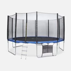 Trampoline 460cm Avec Pack D'accessoires -Outdoor Living Soldes kit460blue ac7dd3acbad81a73b7c90ae95854d4a1