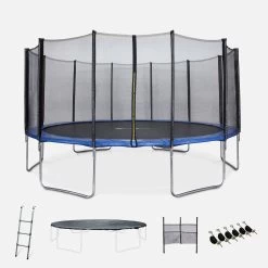 Trampoline 490cm Avec Pack D'accessoires