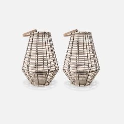 Lanterne En Rotin Intérieur/extérieur (lot De 2) 8 Lanterne En Rotin Intérieur/extérieur (lot De 2) -Outdoor Living Soldes lant31rotinx2 0823692fc48e4fef4a9adb125b7c2fa5