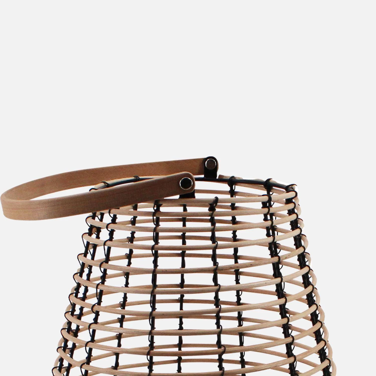 Lanterne En Rotin Intérieur/extérieur (lot De 2) 7 Lanterne En Rotin Intérieur/extérieur (lot De 2) – Image 5