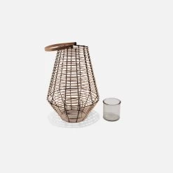 Lanterne En Rotin Intérieur/extérieur (lot De 2) 9 Lanterne En Rotin Intérieur/extérieur (lot De 2) -Outdoor Living Soldes lant31rotinx2 85beede394297176d90e687949be4836