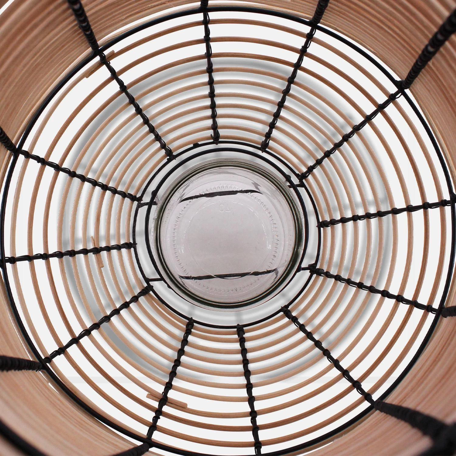 Lanterne En Rotin Intérieur/extérieur (lot De 2) 6 Lanterne En Rotin Intérieur/extérieur (lot De 2) – Image 4