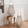 Lanterne En Rotin Intérieur/extérieur (lot De 2) 1 Lanterne En Rotin Intérieur/extérieur (lot De 2) -Outdoor Living Soldes lant31rotinx2 c6b094809164167844404706b6a6db56