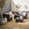 Salon De Jardin D'angle Résine Tressée 5 Places Couleur : Noir / Gris 1 Salon De Jardin D'angle Résine Tressée 5 Places Couleur : Noir / Gris -Outdoor Living Soldes lca004blackgy 43151449f16521c25346664832f5386c
