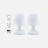 Lampe De Table LED 26cm (lot De 2) -Outdoor Living Soldes led26lampx2 549a81c19065dbf2aac3a69f611ac4af