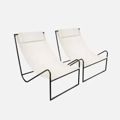 Fauteuil Relax En Toile, Structure Métal (lot De 2) 13 Fauteuil Relax En Toile, Structure Métal (lot De 2) -Outdoor Living Soldes mtrlxkdecrux2 0299b250ae83e465b7b9b9a081b71868