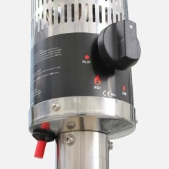 Lot De 2 Parasols Chauffants Gaz 12,5kW Couleur : Gris -Outdoor Living Soldes pc1204gyx2 c8ab7802788a6df6318c7e822aaa555c