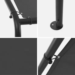 Tonnelle 3x4m Avec Toiture Couleur : Anthracite 9 Tonnelle 3x4m Avec Toiture Couleur : Anthracite -Outdoor Living Soldes pgcp3x4at 07d999e0442cb43d7030ae7f1f2fc7be