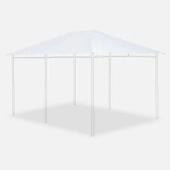 Toile De Toit Pour Pergola 3x4m Divio Couleur : Ecru