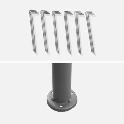 Tonnelle 3x4 M Avec Rideaux Couleur : Gris -Outdoor Living Soldes pgskd3x4gy 29073f12b8b96b6dea2cf856e14b10e6