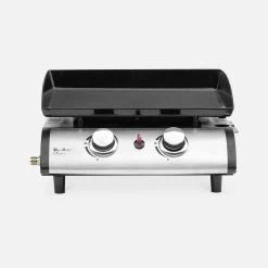 Plancha Gaz 2 Brûleurs Inox 5kW 8 Plancha Gaz 2 Brûleurs Inox 5kW -Outdoor Living Soldes ph1002sb 6ed3b654a6d7ad596da35a3fdc801267